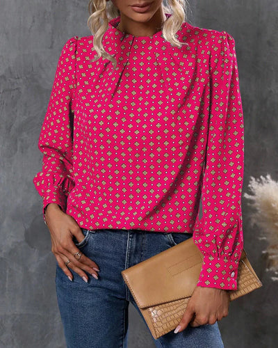 Bruhn® | Patterned Vintage Blouse