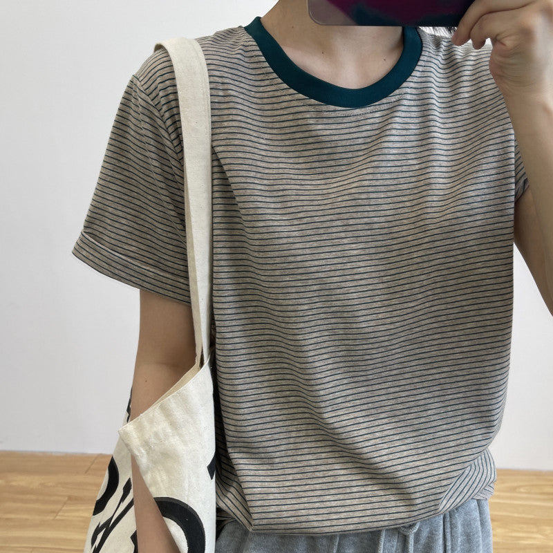 Angela® | Chloé Thin Stripes T-shirt