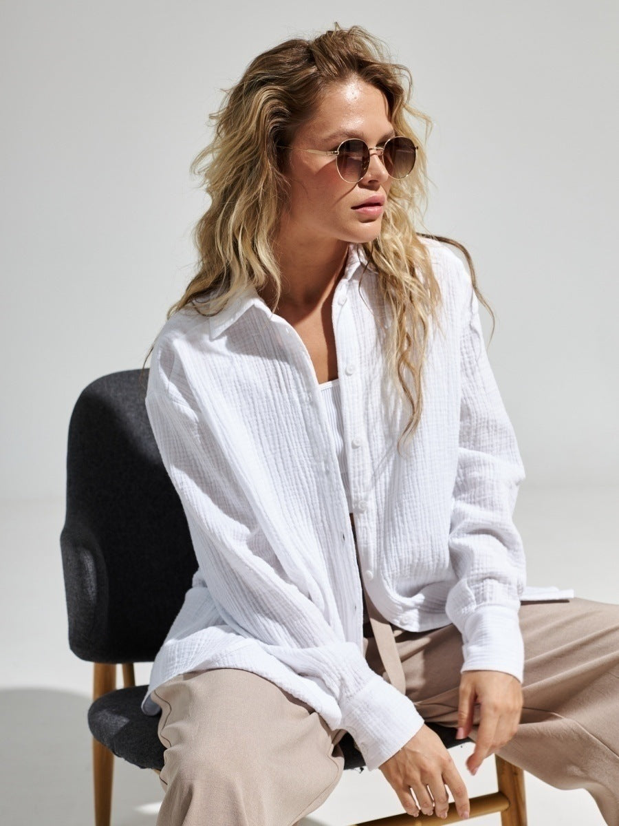 Luzia® | Cotton long sleeve shirt
