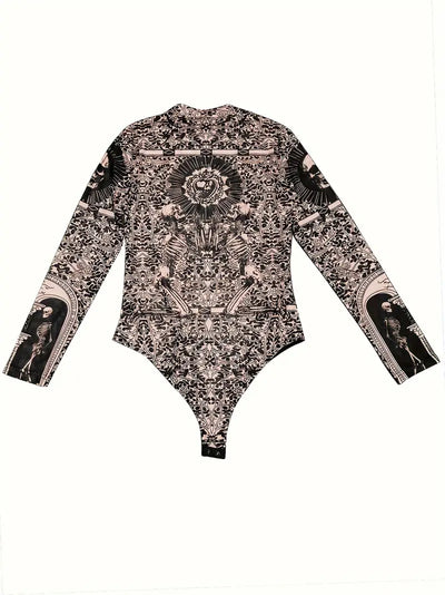 Luzia® | Long sleeve mesh bodysuit