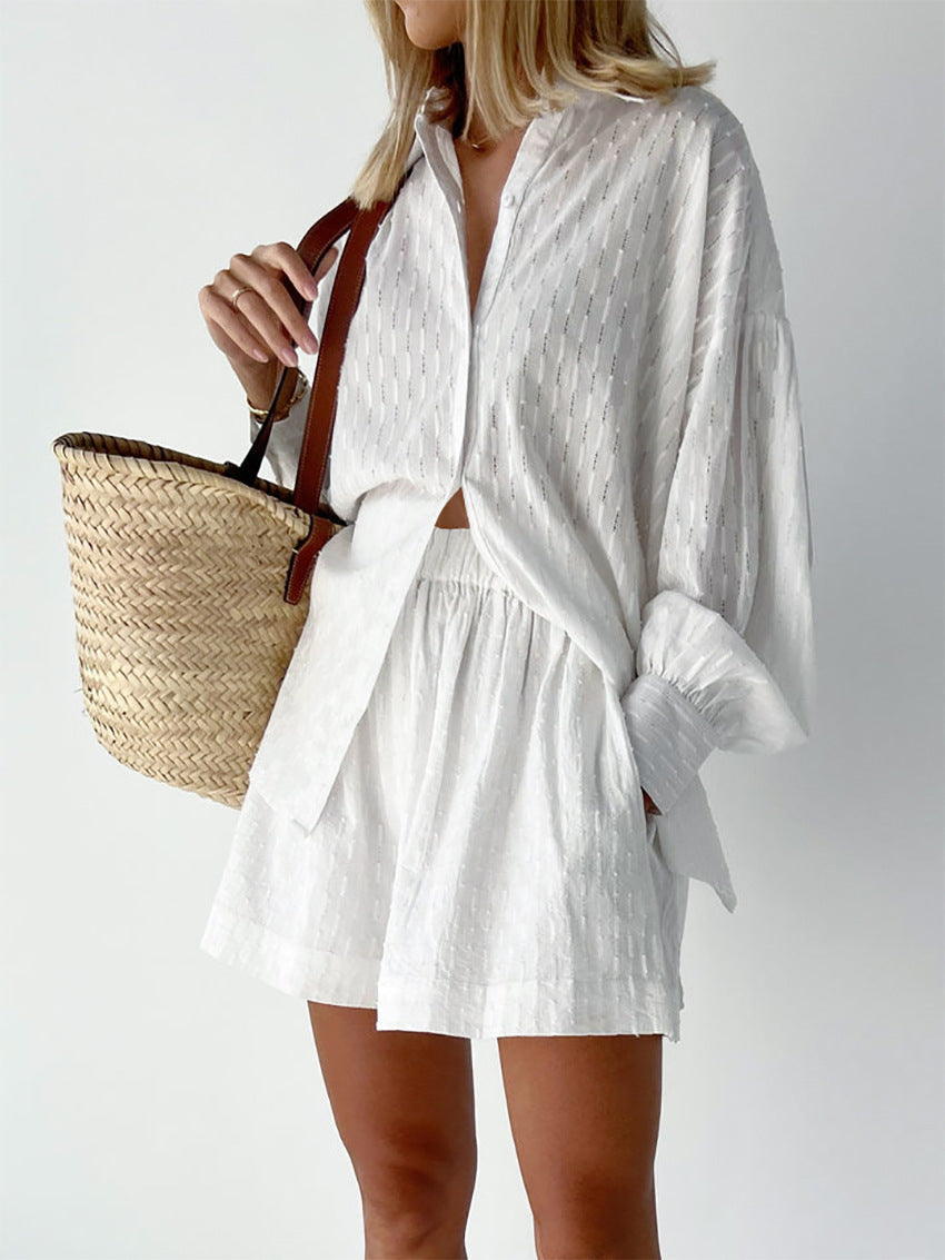 Ariadna® | Beach t-shirt and shorts set