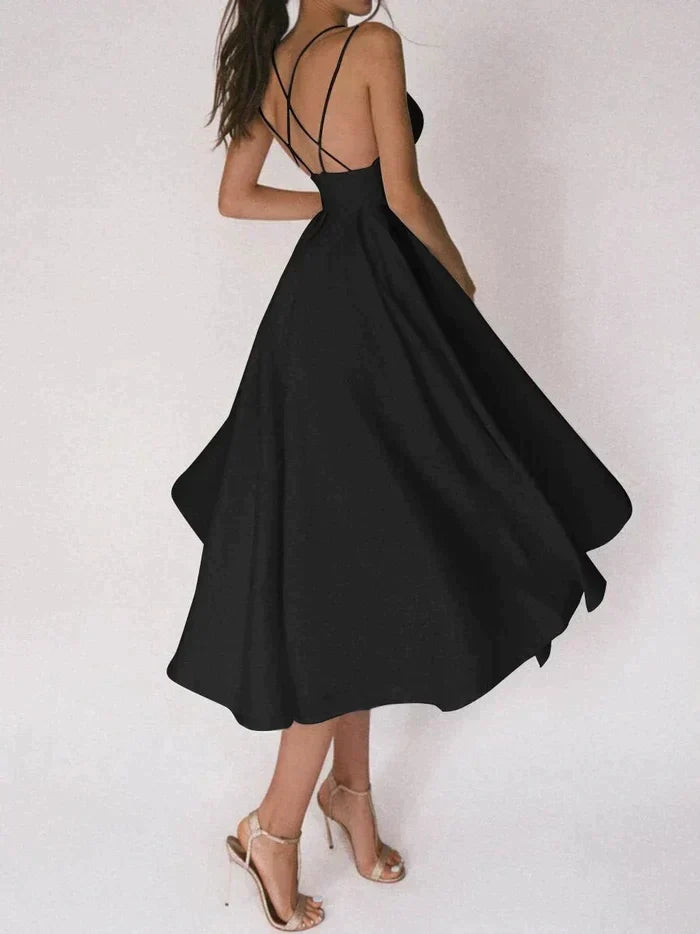 Macarena® | Elegant Dress With V-Neck And Straps