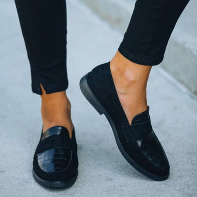 Luz Maria® | Women's low heel loafer shoes