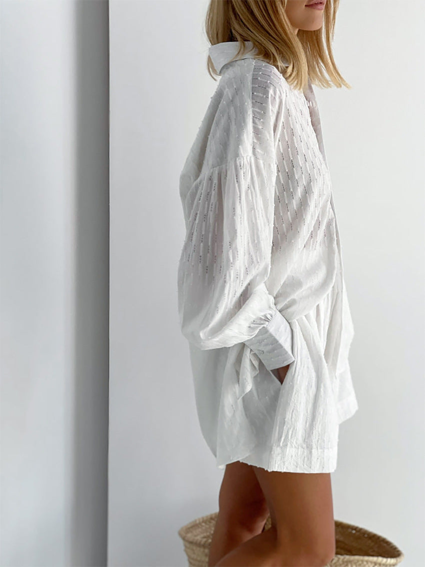Ariadna® | Beach t-shirt and shorts set