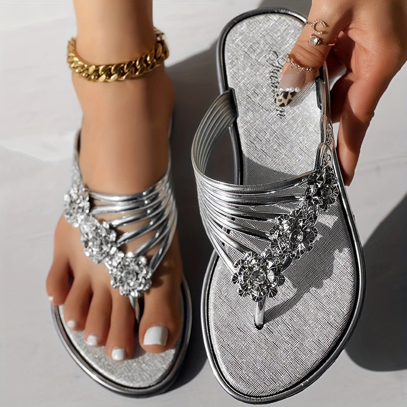 Vittoria® | Diamond flower sandals