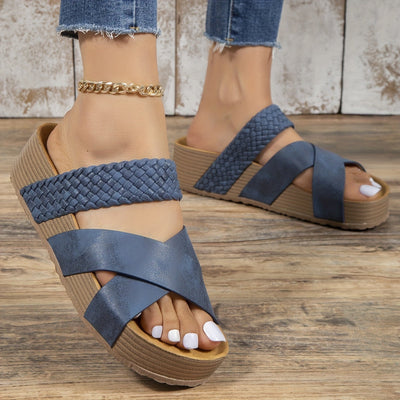Irma® | Women's wedge sandals with braided straps