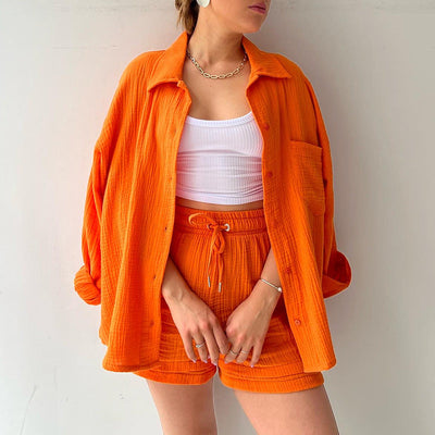 Amparo® | Fresh shirt and shorts set
