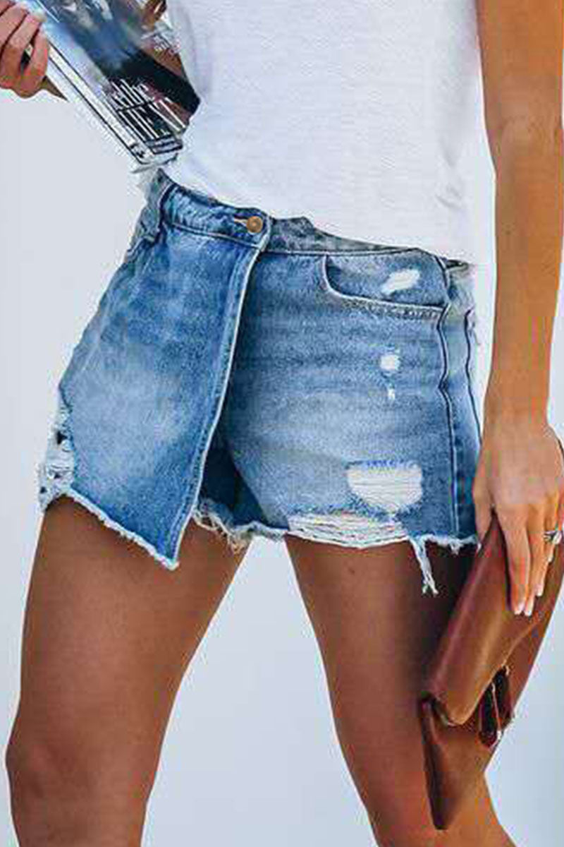 Mackenzie® | Fashionable, casual street denim with rips and a regular cut