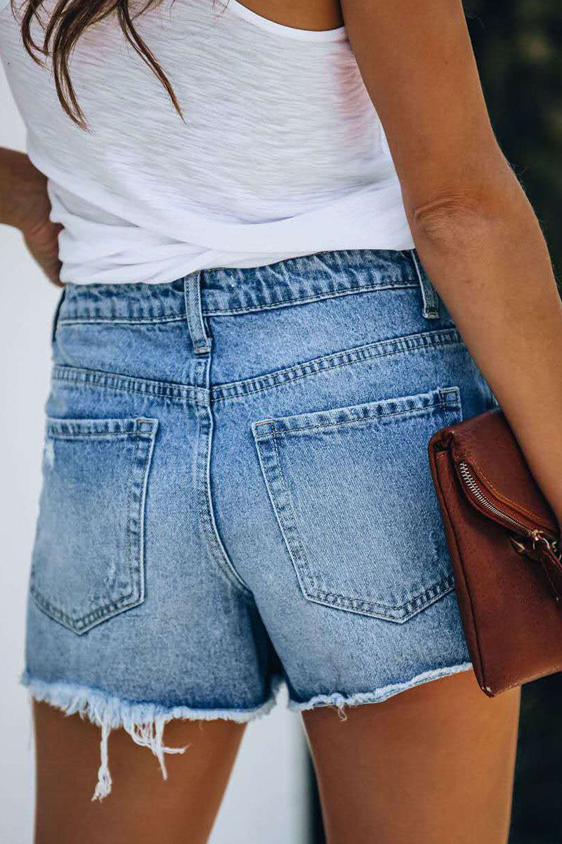 Mackenzie® | Fashionable, casual street denim with rips and a regular cut