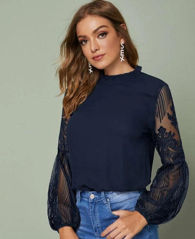 Luz® | Lace Transparent Elegant Women'S Blouse