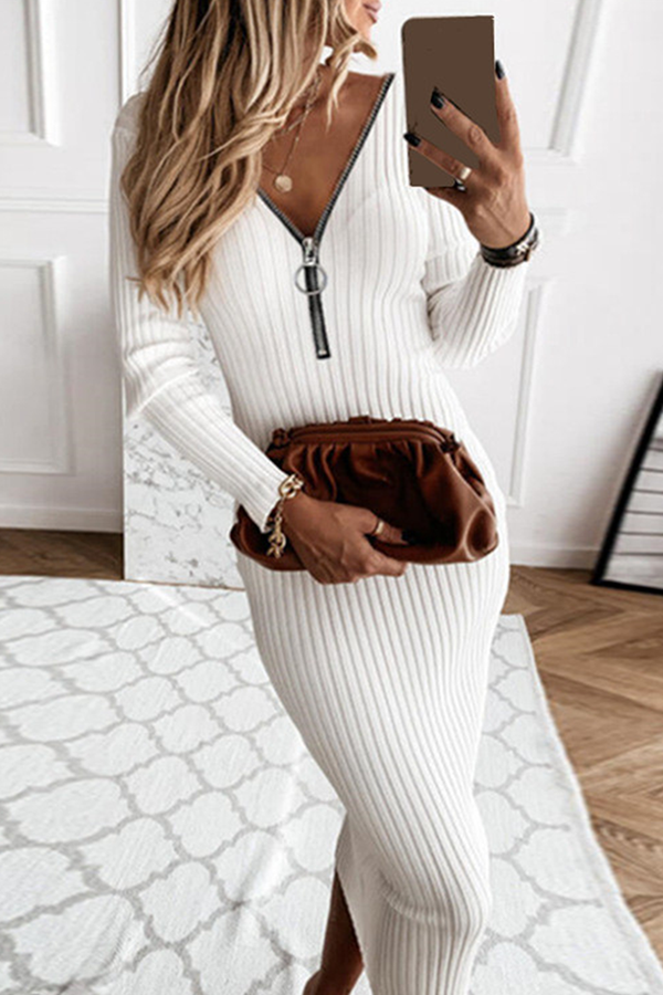 Jesica® | V-Neck Sleeve Dresses