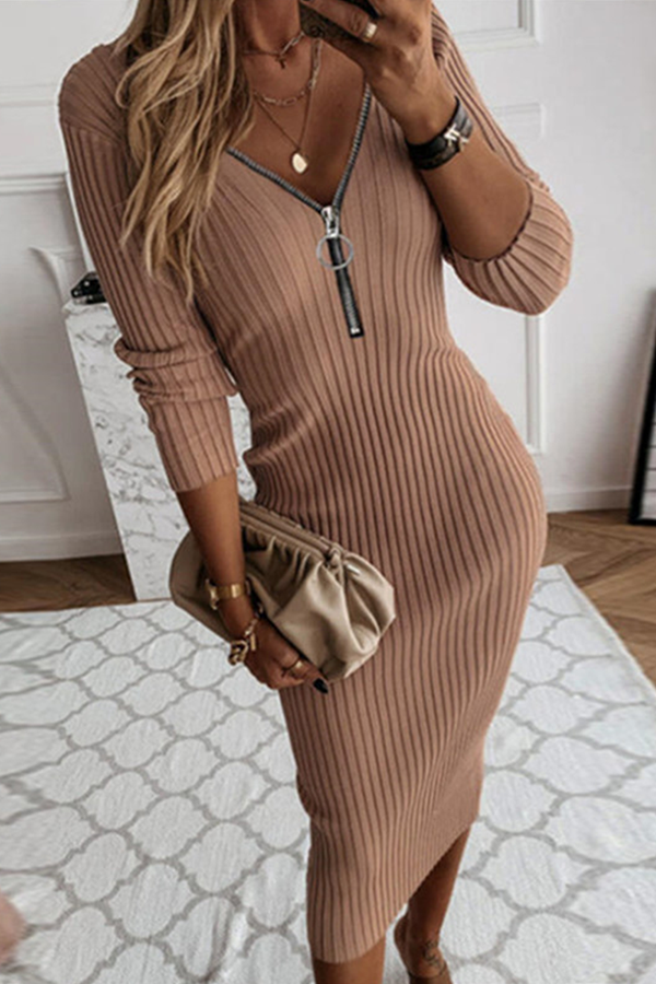 Jesica® | V-Neck Sleeve Dresses