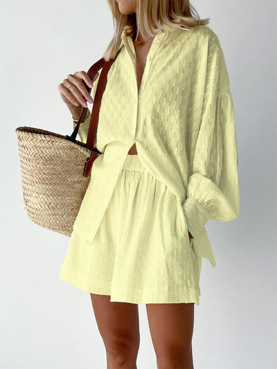 Ariadna® | Beach t-shirt and shorts set