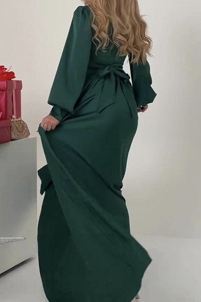 Fiona® | Elegant, solid color dresses with V-neck and A-line