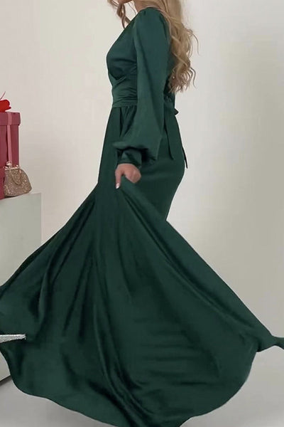 Fiona® | Elegant, solid color dresses with V-neck and A-line
