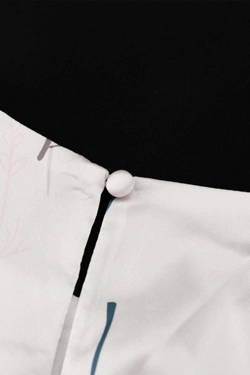 Beatriz® | Elegant dresses with floral frenulum and O-neck in A-line