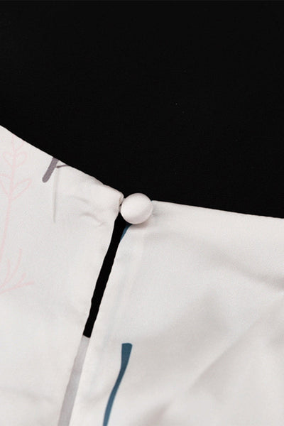 Beatriz® | Elegant dresses with floral frenulum and O-neck in A-line