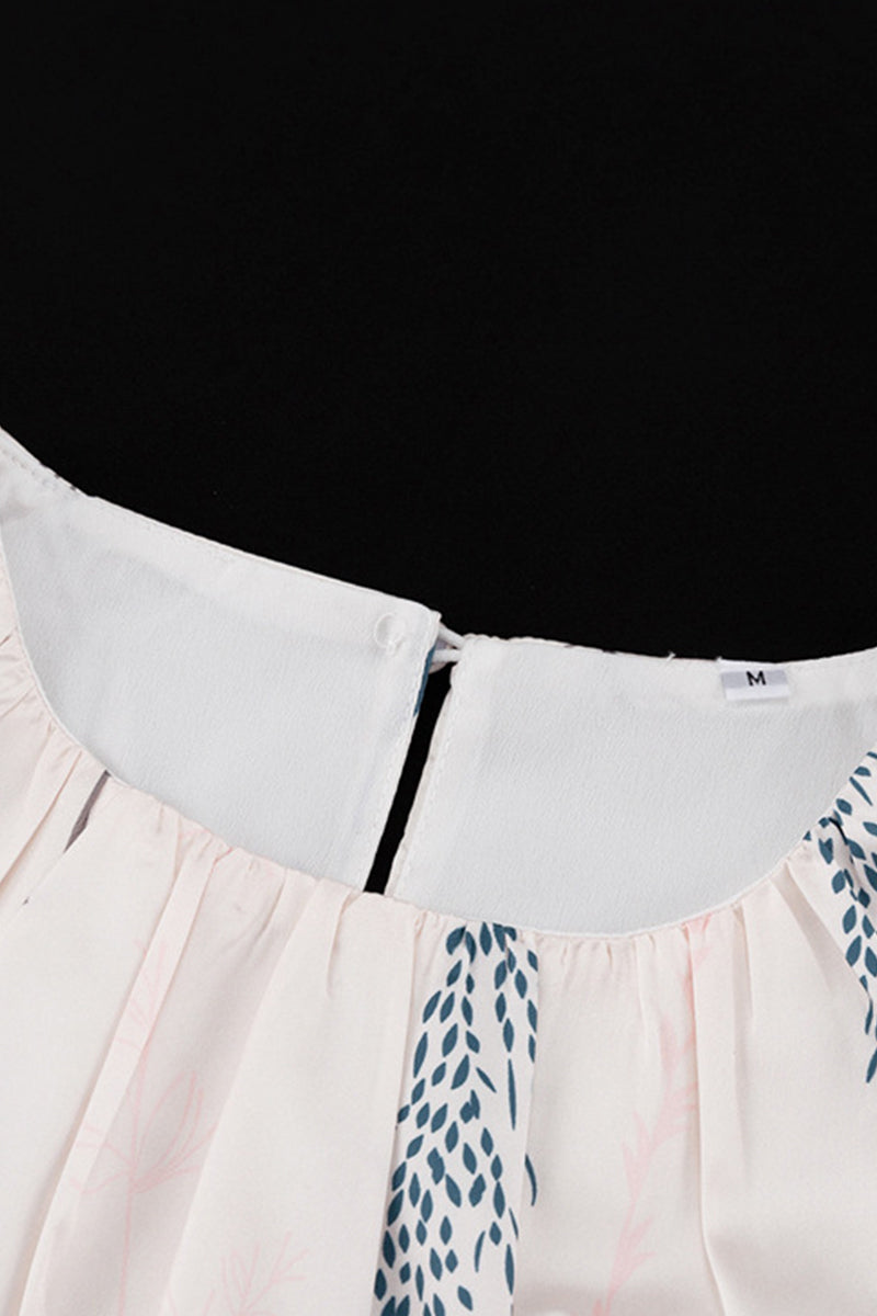 Beatriz® | Elegant dresses with floral frenulum and O-neck in A-line
