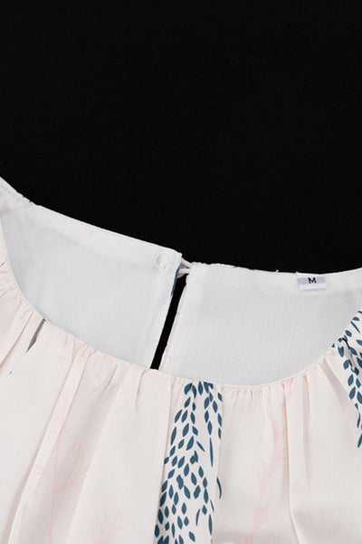 Beatriz® | Elegant dresses with floral frenulum and O-neck in A-line