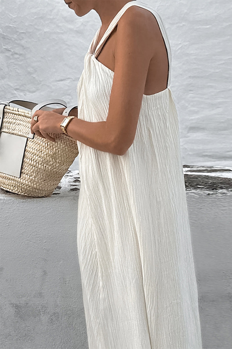 Giovanna® | Casual, simple, plain, sleeveless dresses with pleats