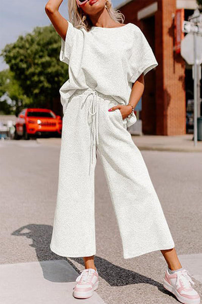 Gilda® | Casual Loose T-Shirt And Wide-Legged Pants Set
