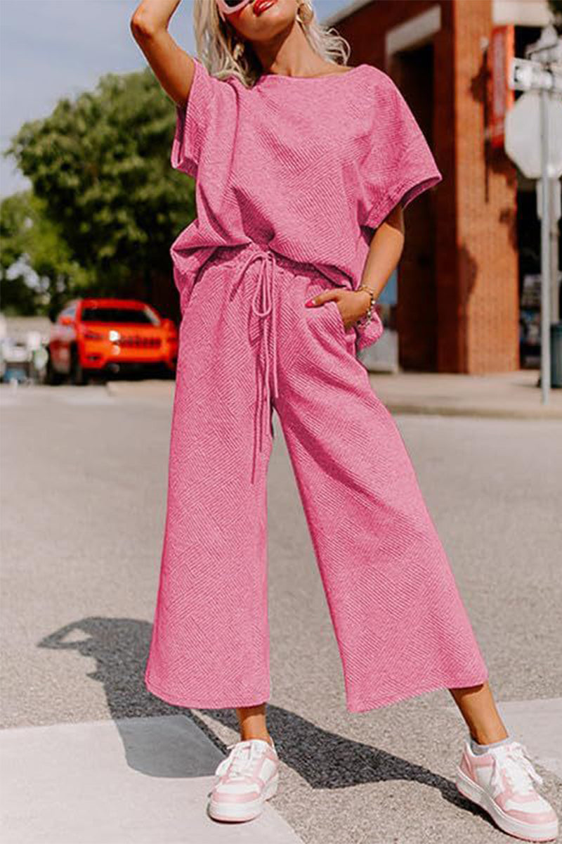 Gilda® | Casual Loose T-Shirt And Wide-Legged Pants Set