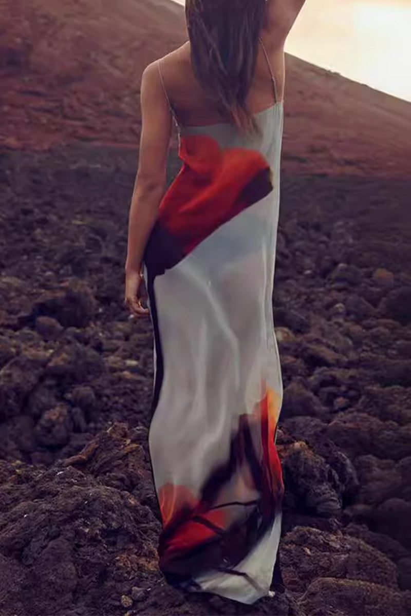 Miriam® | Sexy patchwork dresses with sheer floral pattern and square collar