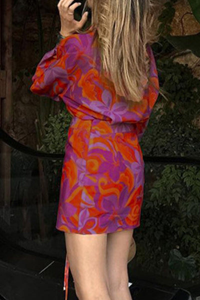 Juana® | Elegant shirt dresses with floral frenulum turn-down collars