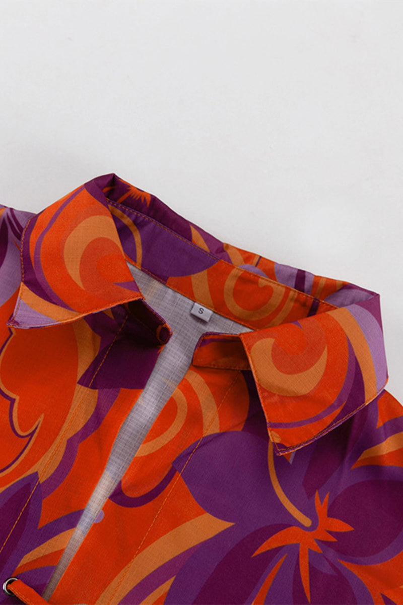 Juana® | Elegant shirt dresses with floral frenulum turn-down collars