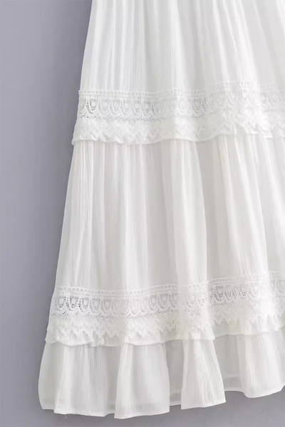 Patricia® | Sexy solid color hollow out backless A-line V-neck dresses