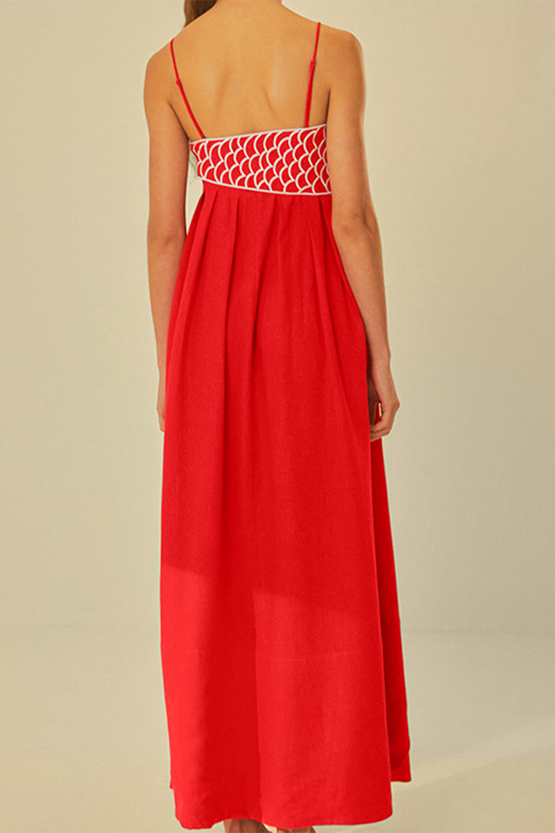 Vanessa® | Sexy Animal Patchwork Backless Irregular Sling Dresses