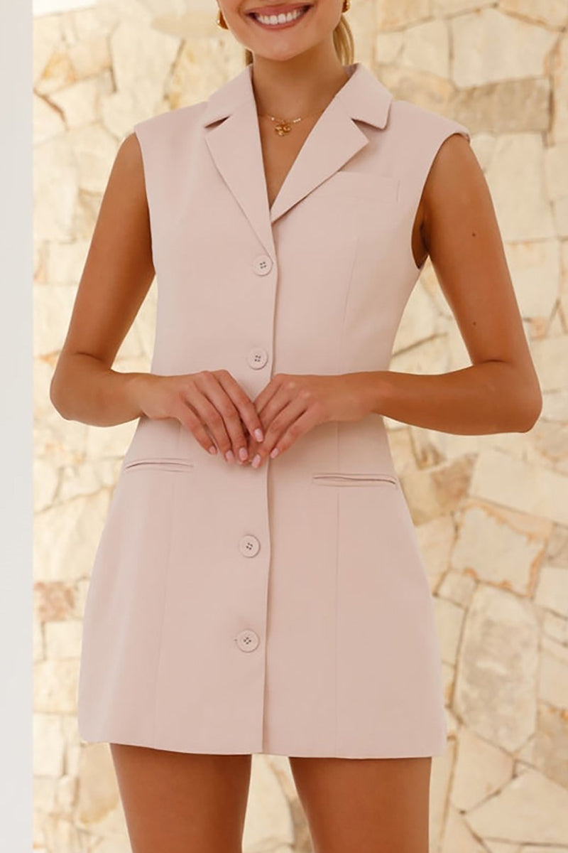 Elsa® | Sexy Solid Color Wrap Skirt Dresses with Pocket Buckle (4 Colors)