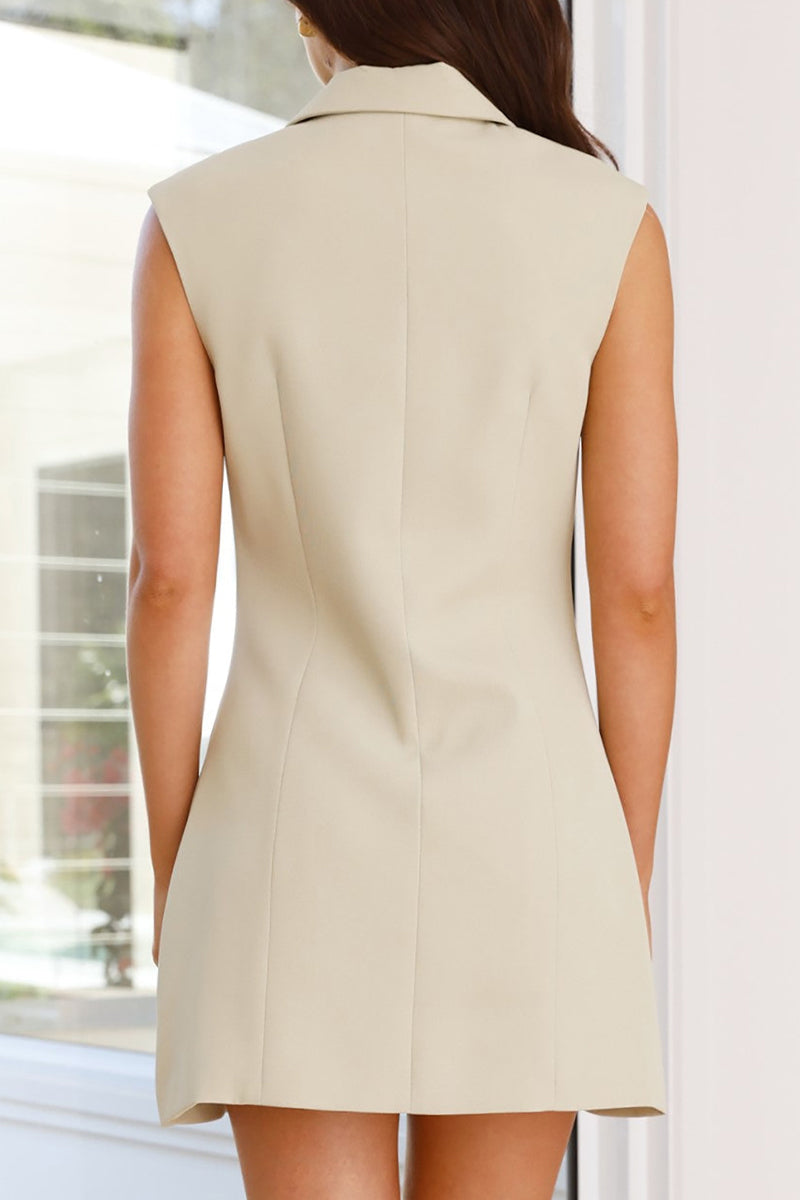 Elsa® | Sexy Solid Color Wrap Skirt Dresses with Pocket Buckle (4 Colors)