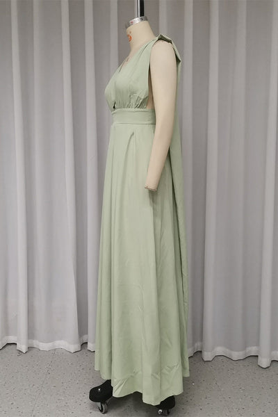 Camila® | Sexy evening dresses with backless slit and V-neck for prom