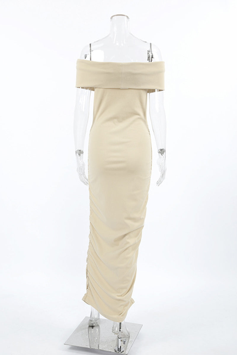 Fabiola® | Sexy off shoulder ruffle one tier skirt dresses