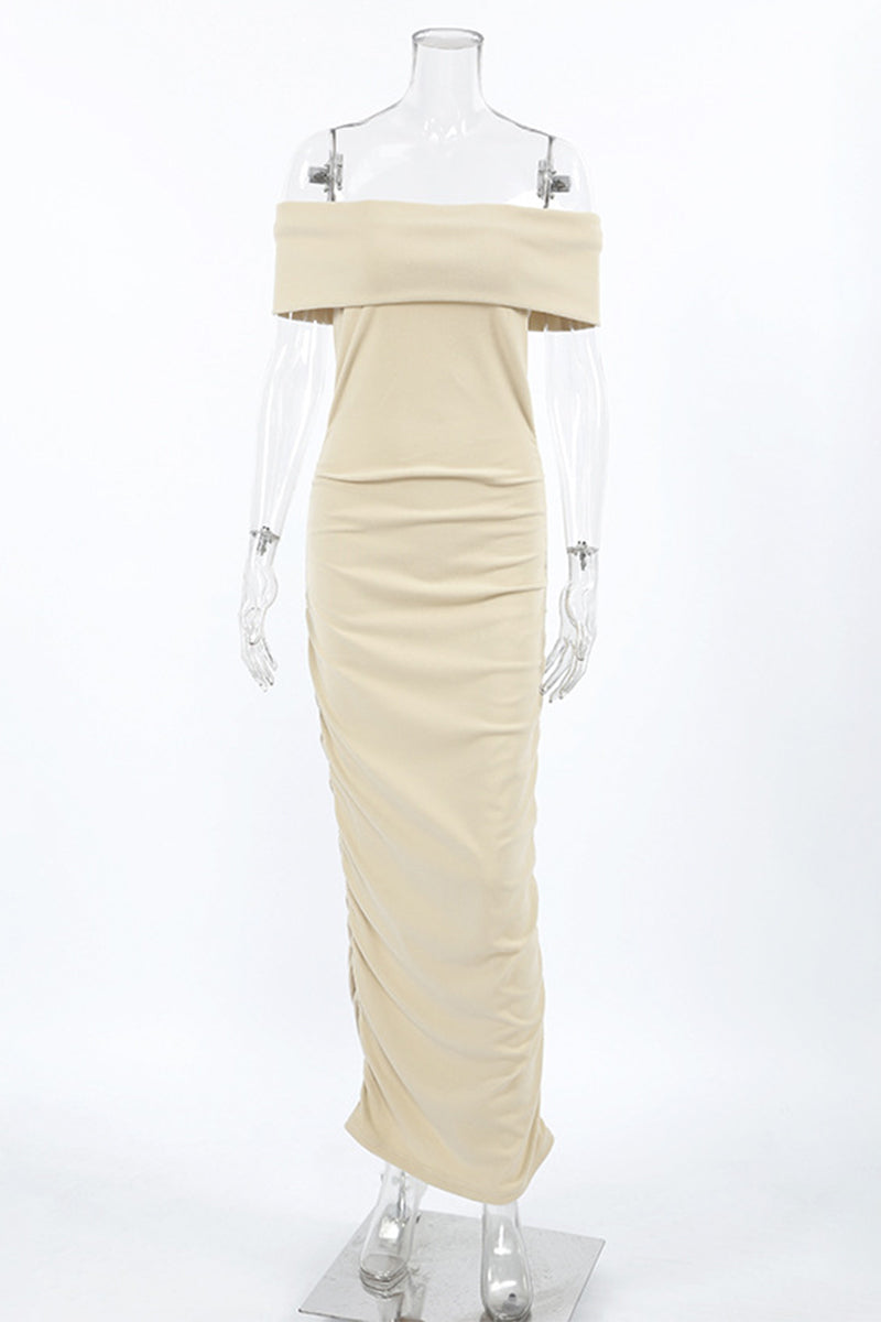 Fabiola® | Sexy off shoulder ruffle one tier skirt dresses