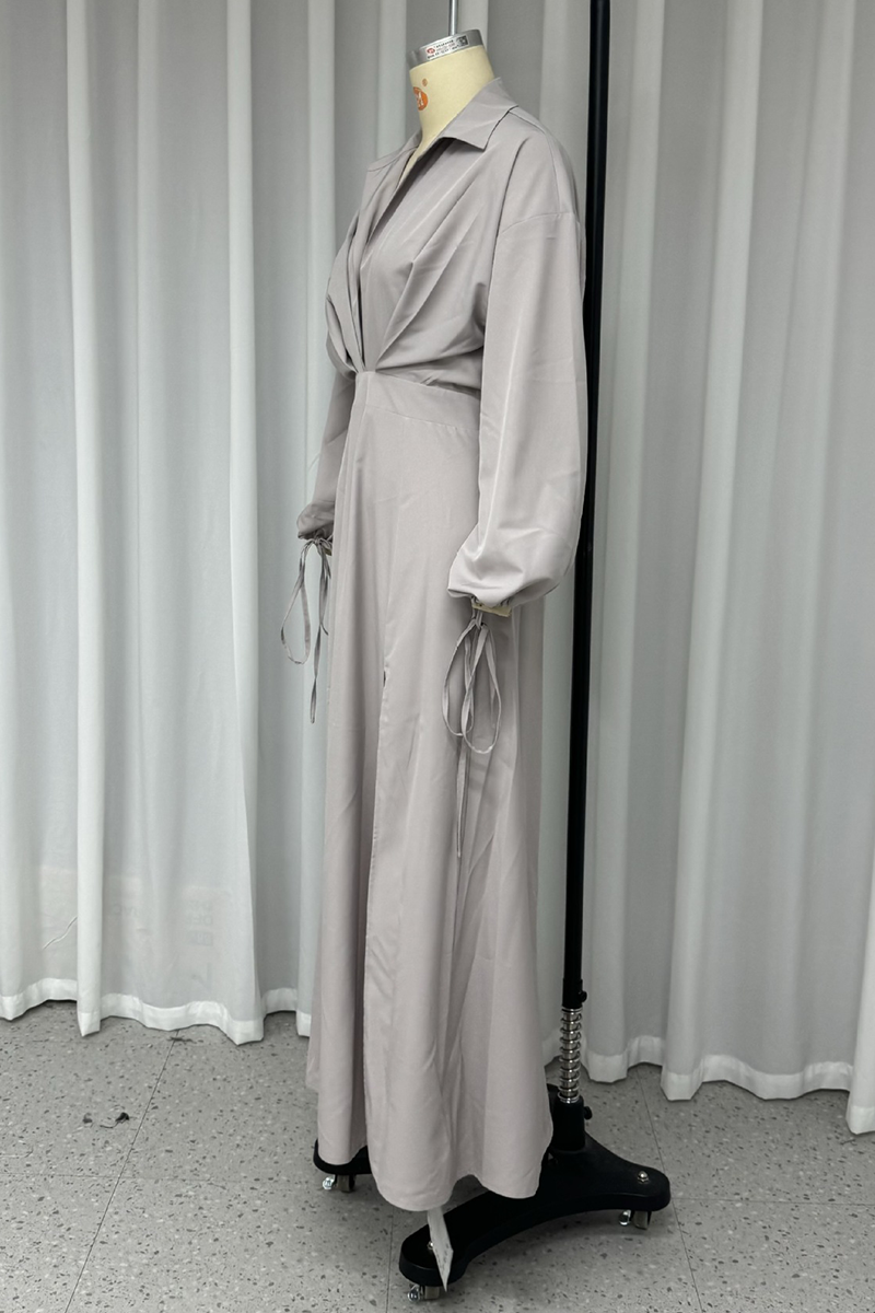 Carmen® | Sexy street dresses with backless slit, V-neck and one-tier skirt
