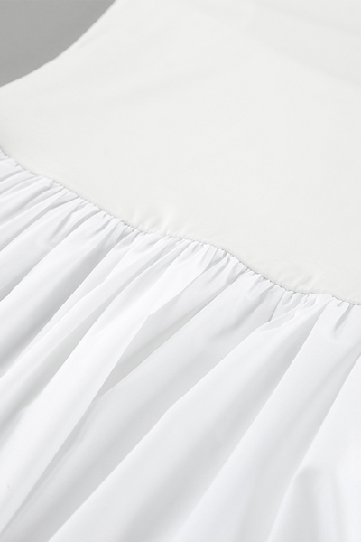 Norma® | Casual ruched sling dresses with square neckline