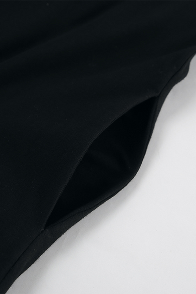 Jenny® | Casual street vest dresses with pockets and O-neck