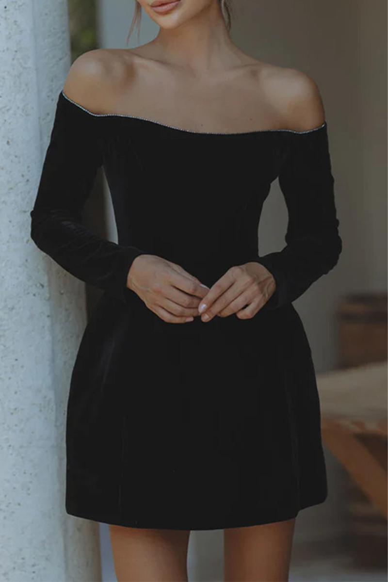 Fabiana® | Sexy off-the-shoulder princess dresses with rhinestone decoration