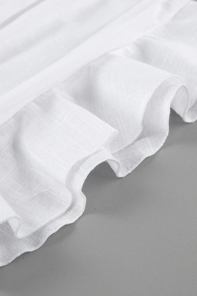 Diana® | Elegant ruffled ruffled turn-down collar wrap skirt dresses