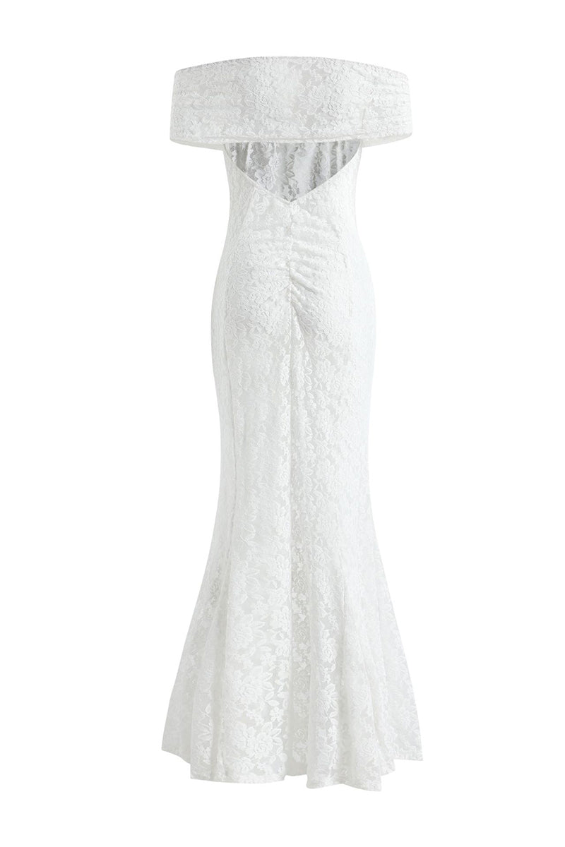 Blanca® | Sexy off the shoulder long dresses with lace, backless, fishtail