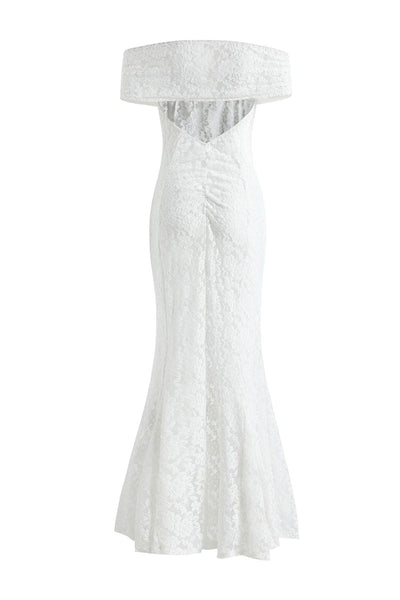 Blanca® | Sexy off the shoulder long dresses with lace, backless, fishtail