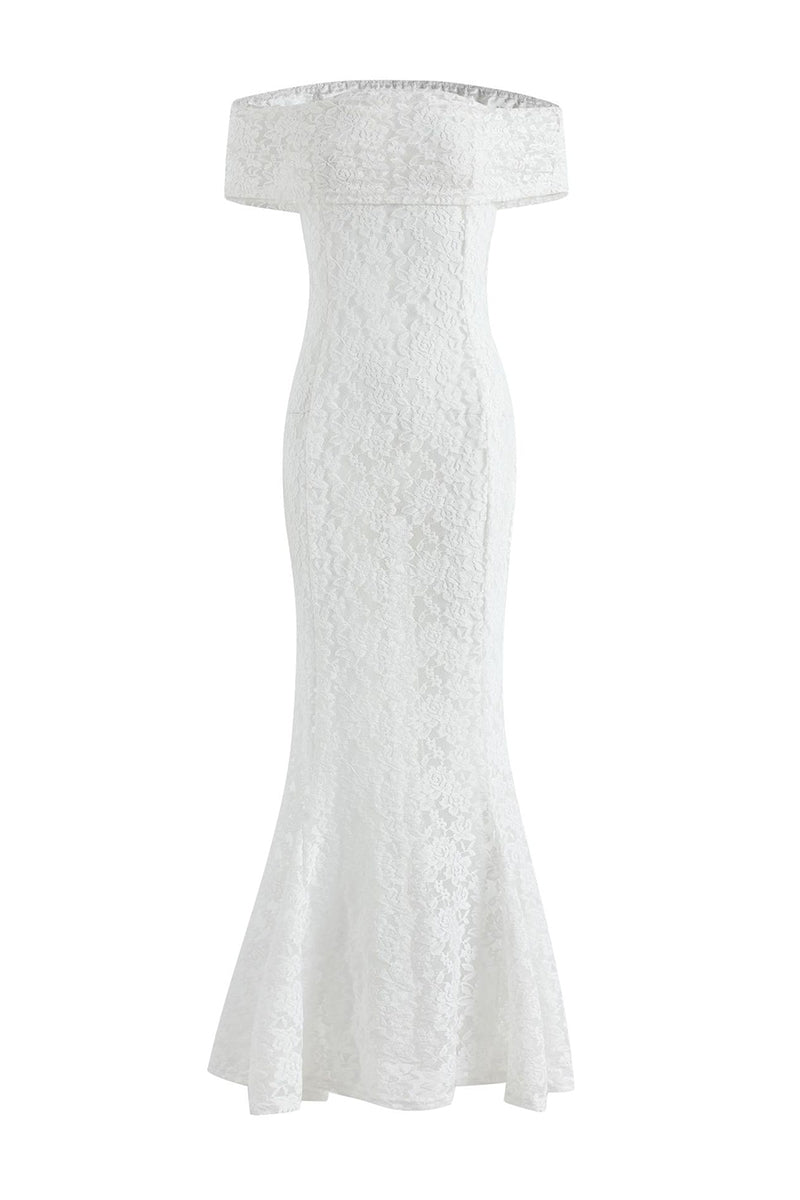 Blanca® | Sexy off the shoulder long dresses with lace, backless, fishtail