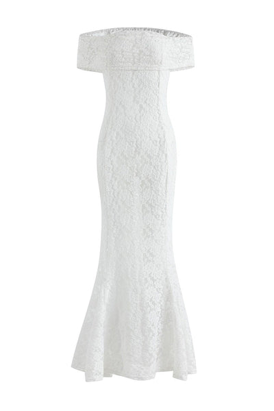 Blanca® | Sexy off the shoulder long dresses with lace, backless, fishtail