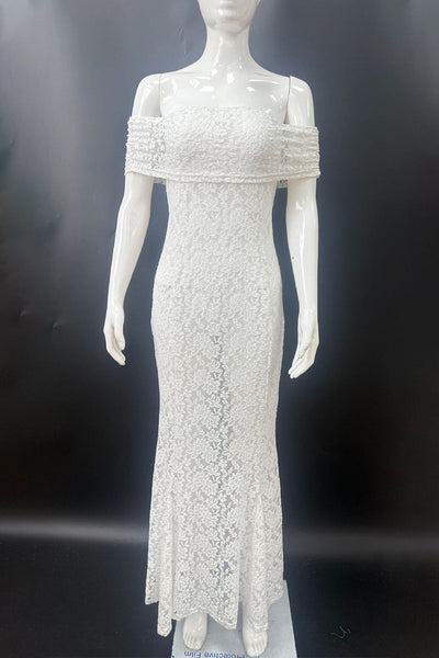 Blanca® | Sexy off the shoulder long dresses with lace, backless, fishtail