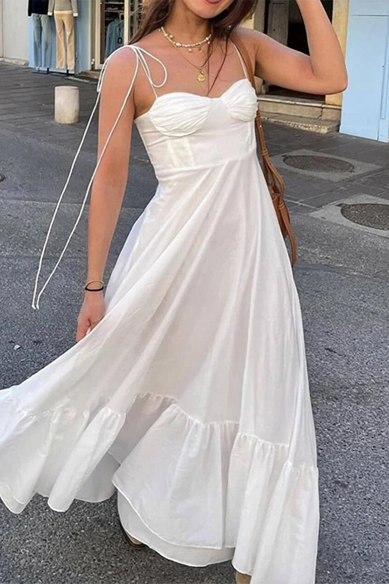 Yara® | Sexy Street Lace Up Back Sling Dresses