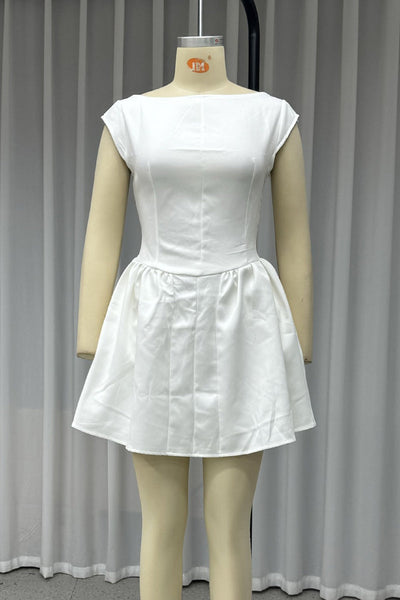 Ursula® | Sexy backless princess dresses with lacing and O-neck