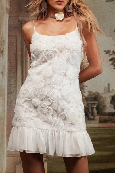 Norma® | Elegant floral sling dresses with scoop neckline