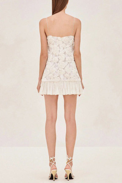 Norma® | Elegant floral sling dresses with scoop neckline
